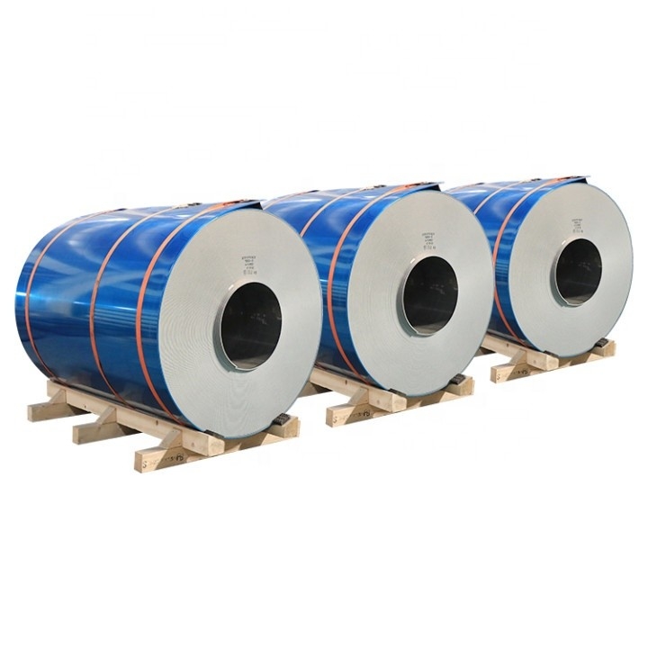 longitud modificada para requisitos particulares sola/doble echada a un lado de la bobina de aluminio coloreada 200-1500m m